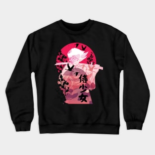 Samurai Girl Crewneck Sweatshirt